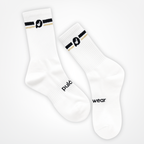 PulóWear ponožky – biele s logom